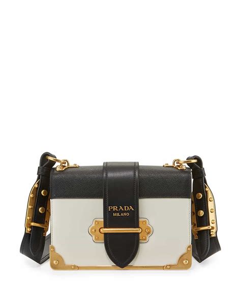 black and white prada bag|small one strap prada handbags.